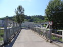 Ocelový most přes Tichou Orlici v dolní části města Jablonné nad Orlicí.
