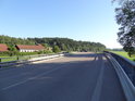 Silniční most, silnice II/360, přes Tichou Orlici v Letohradě, směrem na Ústí nad Orlicí.